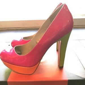 G by Guess Multi-Colored Heels